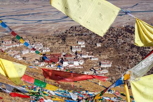 Ganden Monastery, 4500m, Tibet