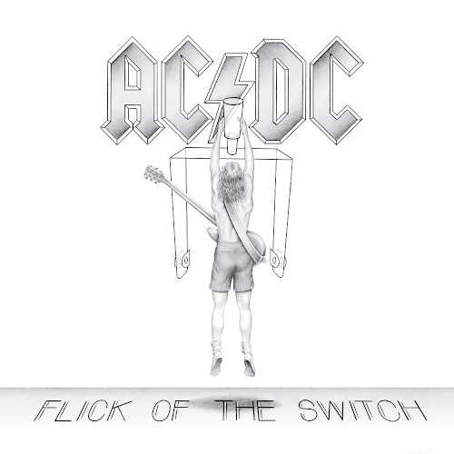 Allmusic album Review : For Flick of the Switch, AC/DC jettisoned producer Mutt Lange in an attempt to recapture the rawness and simplicity of their early records. While they more or less succeed in terms of the records sound, and show more energy than on the preceding For Those About to Rock We Salute You, the songs themselves suffer -- AC/DCs music has always been simple, but here it sounds underdeveloped and unmemorable. As perhaps indicated by the records idiotic original title, the utterly generic I Like to Rock, AC/DC seemed to be running out of ideas at an alarming rate, and their record sales began to reflect that fact.