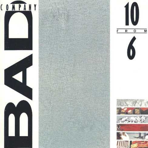 Allmusic album Review : 10 From 6 means ten songs from six albums -- namely, Bad Companys first six records, all of which were big hits on album-oriented rock radio. This brief yet very effective collection gathers all of the groups best-known songs ("Cant Get Enough," "Feel Like Makin Love," "Shooting Star," "Bad Company," "Rock n Roll Fantasy," "Ready for Love") in one place. Although most album-oriented hard rock acts are better heard on the original albums, Bad Companys records tended to be more uneven than those of their peers, making 10 From 6 a valuable collection for the groups casual fans, who will want to bypass the cluttered studio albums and just get the cream of the crop.