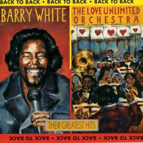 Allmusic album Review : Back to Back includes six tracks each by White ("Cant Get Enough of Your Love, Babe," "Oh What a Night for Dancing," "Standing in the Shadows of Love") and the Love Unlimited Orchestra ("Midnight Groove," "Rhapsody in White," "Power of Love"). back_to_back_their_greatest_hits