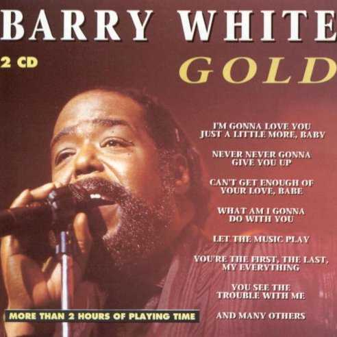 Allmusic album Review : Gold follows a handful of major Barry White compilations released since the 70s, including Casablancas two-volume Greatest Hits (released in 1975 and 1981, then on CD), the three-disc 1992 box set Just for You, 1995s All-Time Greatest Hits, and 2002s two-disc The Ultimate Collection. Many of the sets in Hip-O/Universals Gold series amount to reissues of two-disc anthologies released during the early 2000s through labels distributed by Universal, and this one is not an exception -- its exactly like The Ultimate Collection, albeit with different visual presentation. As any Barry White fan would be quick to tell you, White was so much more than a large, oversexed, deep-voiced novelty. He was a tremendously prolific and gifted songwriter, arranger, and producer. Even without all the albums released under his own name, hed have quite a legacy with Love Unlimited and the Love Unlimited Orchestra, not to mention his stint in A&R; and behind the scenes work with Gene Page, Gloria Scott, Danny Pearson, and Webster Lewis. Gold includes five Love Unlimited Orchestra tracks -- the big guns, like the number one pop single "Loves Theme" and the number one club single "My Suite Summer Suite," as well as the pleasant surprise of "Midnight and You" -- but otherwise concentrates on Barry Whites solo-in-name releases, ranging from 1973s "Im Gonna Love You, Just a Little More Baby" (number one R&B;, number three pop) to 1979s "It Aint Love, Babe (Until You Give It)" before picking back up with 1987s "Sho You Right." (White released albums during the intervening years that are not represented, and Universal wouldve had to license roughly ten charting singles from them to be thorough). The extensive back catalog of his other ventures could use a whole lot of love, but Gold offers about as much lush and exquisitely arranged soul music as one could hope to get in two and a half hours. gold