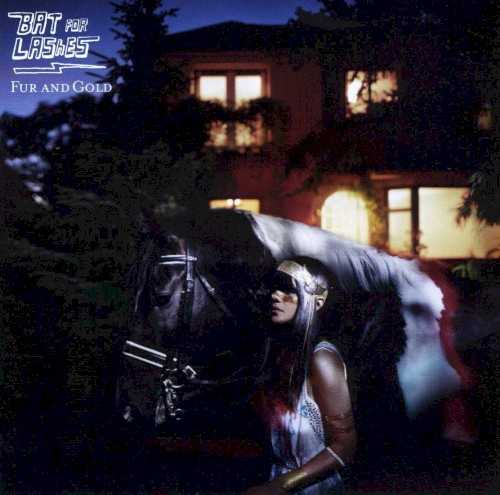 Allmusic album Review : With Fur & Gold, Bat for Lashes -- aka Natasha Khan -- brings a fairytale quality and air of mystery to her music, performing a delicate balancing act between everyday emotions and the power of fantasy. As the title suggests, theres something gorgeous but raw about her songs, which fly from spare British chamber folk to shades of lavish rock, pop, and dance as she throws herself into stories that update the traditions of other iconic female artists. Shes a warrior princess of the moors with only her steed to keep her company on "Horse and I," a song whose dramatic sweep would do Kate Bush proud; on the fable-like sensual duet "Trophy," Khan sings "creatures of mercy/shoot them down and set me free" with Björk-like urgency. Despite Fur & Golds unabashedly mystical vibe, Khan emphasizes the reality in her magical reality, whether she makes it sound like its perfectly natural to sing "drink his blood and hes our leader" on "The Wizard," or crafts strong heroines on songs such as "Prescilla"s urban folk or "Sarah"s surprising rock. The most remarkable thing -- out of a lot of remarkable things -- about Fur & Gold is the emotional power of Khans songs. "Whats a Girl to Do?" might be decorated with beautifully ghostly girl group beats and harmonies, but the pain of falling out of love is palpable. Best of all is "Sad Eyes," a love song so warm and fragile that the way it cuts to the quick when Khan sings "trying to keep it together/keep my love as light as a feather" is breathtaking. As far flung as these songs can be, they never sound scattered, and only rarely overdone: the thunderstorm-laden ballad "I Saw a Light" is the only moment that feels close to over the top. Fortunately, the final track, a soaring cover of Bruce Springsteens "Im on Fire" that shows off Khans vulnerable, old soul voice to its finest, more than compensates. This is a vivid, accomplished, transporting debut.