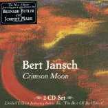 Allmusic album Review : Bert Jansch was 60 years old and celebrating the 35th anniversary of his first album when Crimson Moon was released in 2000, and although many critics termed it a comeback set, it was essentially Jansch doing what he has been doing all along, with a few embellishments. Like every other Jansch album, Crimson Moon centers around his amazing acoustic guitar playing and his limited, but disarmingly natural and sincere sounding vocals, and if having Johnny Marr and Bernard Butler along on electric guitar made it seem like this was a major change of direction for Jansch, it really wasnt, since Marrs and Butlers contributions are mostly atmospheric and non-intrusive. Jansch is doing here what he always does. He sings about being on the road, tackles a traditional ballad or two, works in some blues, and plays the acoustic guitar with the sensibility and touch of a jazz horn player. Highlights include the opening track, "Caledonia," the title tune, "Crimson Moon," an ambient take on the Appalachian murder ballad "Omie Wise," and covers of Robin Williamsons "October Song" and Guy Mitchells "Singing the Blues." Janschs son Adam plays bass on a couple tracks here, while his daughter Loren sings the lead vocal on "My Donald." Crimson Moon is not so much a return to form for Jansch as a continuation of it, and his many admirers will find this album to be wonderfully familiar.