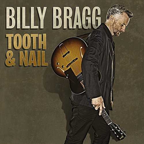 Allmusic album Review : "January Song," the bluesy leadoff track from veteran English folkie Billy Braggs first solo outing since 2008s Mr. Love and Justice, begins with the lyric "Im so tightly wound in tension" and ends with "This is how the world ends," signaling a shift from the stalwart political activism of previous outings to a more internalized dialogue that suggests a subtle re-positioning of the magnifying glass. Bragg has always tempered his political leanings with matters of the heart, and the weepy "Chasing Rainbows" and sad and soulful "Your Name on My Tongue" rank as two of his more intimate offerings, suggesting a recent emotional upheaval that needed a basement in Pasadena, California to find catharsis. Bragg and producer Joe Henry, owner of the aforementioned basement where Tooth & Nail was recorded, make for a solid team, allowing their shared love of rural Americana to run wild and each song enough elbow room to get comfy by sticking to a pantry of few seasonings, which makes the occasional Greg Leisz-supplied Dobro, mandolin, and pedal steel, and the Patrick Warren-provided autoharp and pump organ, feel less like window dressing and more like a crucial component. Thats not to say that Tooth & Nail arrives sans boxing gloves, as evidenced by the inclusion of signature Bragg rallying anthems like "Tomorrows Going to Be a Better Day" and the albums most engaging cut, the rough and tumble "No One Knows Nothing Anymore," but it says something when even the requisite Woody Guthrie number, an appropriately wistful reading of "I Aint Got No Home," while still steeped in dustbowl civics, eschews straight up politics for weary soul searching.