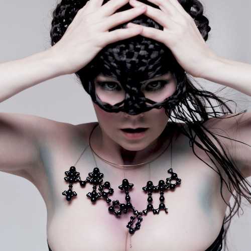 Allmusic album Review : Its hard to accuse Björk of making music influenced by commercial or critical expectations at any point in her career, but her post-Homogenic work is even more focused on following her bliss, whether that means acting and singing in Lars Von Triers grim musical Dancer in the Dark; crafting tiptoeing laptop lullabies on Vespertine; or, in the case of Medúlla, sculpting an album out of almost nothing but singing and vocal samples. The albums title and concept refer to the purest essence of something, and Medúlla explores both the ritual power of the human voice and some of the most essential themes of Björks music in a way thats both primal and elaborate. It took a large cast of characters to make the albums seemingly organic sound, including vocalists ranging from Icelandic and British choirs to Inuit singers to Mike Patton and Robert Wyatt; programmers like Matmos, Mark Bell, and Mark "Spike" Stent; and beatboxers such as Rahzel and the onomatopoeically named Japanese artist Dokaka. Several songs are sung in Icelandic, which works especially well, not only because it ties in with Medúllas concept, but also because of the languages sonic qualities: the rolling Rs, guttural stops, and elongated vowels reflect the alternately chopped and soaring arrangements behind them. Neopaganism and unfettered sensuality also wind through the album, particularly on "Mouths Cradle," along with meditative, Vespertine-like pieces such as "Desired Constellation." Medúlla is unusually intimate: Björks voice is miked very closely, and with the dense layers of vocals surrounding her, it often sounds as if youre listening to the album from inside her larynx. Some of the heavy breathing, grunts, and ululating woven into the album come close to provoking physical reactions: the eerie sighs and throat singing on the feral "Ancestors" make the chest ache and suggest a particularly melodic pack of wolves. Meanwhile, theres something simian about Dokakas gleeful babbling and beats on "Triumph of a Heart." Despite its gentler moments, Medúllas raw rhythms and rarefied choral washes make it the most challenging work of Björks career. "Where Is the Line" is one of her tough, no-nonsense songs, and Rahzels hard-hitting beats make it starker than anything on Homogenic. Even relatively accessible songs, like the gone-native loveliness of "Who Is It (Carry My Joy on the Left, Carry My Pain on the Right)" and "Oceania," which Björk wrote for the 2004 Athens Olympics, have an alien quality that is all the stranger considering that nearly all of their source material is human (except for the odd keyboard or two). Actually, fans of world, contemporary classical, or avant-garde music might find more to appreciate in Medúlla than anyone looking for a "Human Behaviour" or "Its Oh So Quiet." Its not an immediate album, but it is a fascinating one, especially for anyone interested in the worlds oldest instrument being used in unexpected ways. [Medúlla was also released in a limited-edition digipack with a bonus poster.]