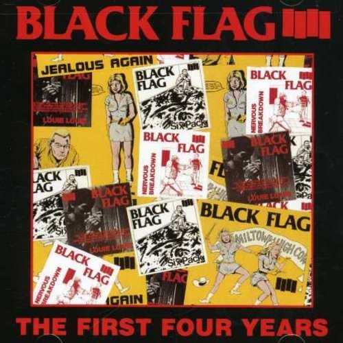 Allmusic album Review : The best collection of pre-Henry Rollins-era Black Flag. Much of The First Four Years finds the band in developmental mode, but the sonic anarchy and political vituperation met head-on more than once, creating a ferociously good time. Not simply for completists, this is an important recording of the then-burgeoning L.A. hardcore scene.