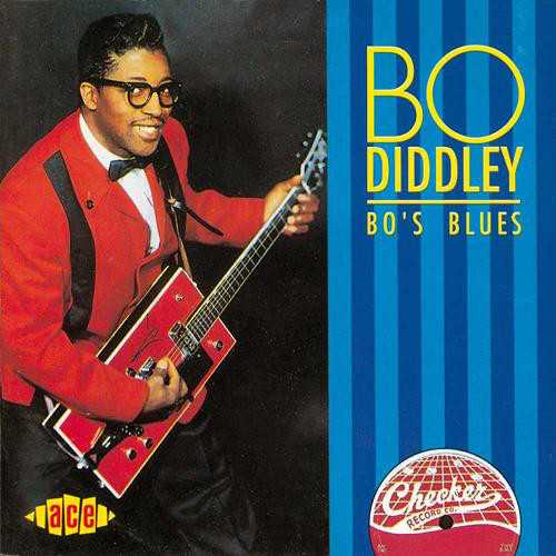 Allmusic album Review : Bos Blues features 22 of Bo Diddleys best blues-oriented sides from the Chess catalog, including some rare stuff -- the rip-roaring 1959 outing "Run Diddley Daddy," a jive-loaded "Cops and Robbers" from 1956 that features maraca shaker Jerome Green more than Diddley, and a surging "Down Home Special." If you think that everything Bo Diddley ever made has that same shave-and-a-haircut beat, this collection will set you straight!