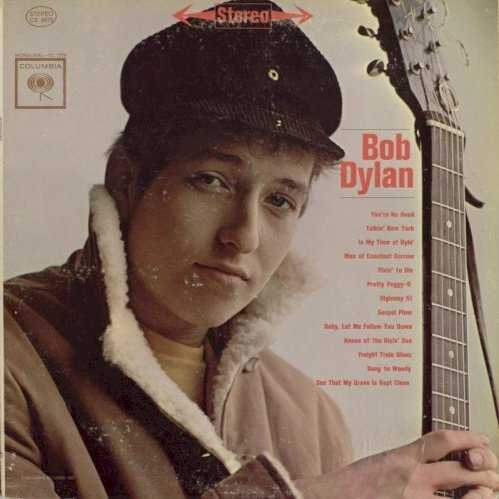 Allmusic album Review : Bob Dylans first album is a lot like the debut albums by the Beatles and the Rolling Stones -- a sterling effort, outclassing most, if not all, of what came before it in the genre, but similarly eclipsed by the artists own subsequent efforts. The difference was that not very many people heard Bob Dylan on its original release (originals on the early-60s Columbia label are choice collectibles) because it was recorded with a much smaller audience and musical arena in mind. At the time of Bob Dylans release, the folk revival was rolling, and interpretation was considered more important than original composition by most of that audience. A significant portion of the record is possessed by the style and spirit of Woody Guthrie, whose influence as a singer and guitarist hovers over "Man of Constant Sorrow" and "Pretty Peggy-O," as well as the two originals here, the savagely witty "Talkin New York" and the poignant "Song to Woody"; and its also hard to believe that he wasnt aware of Jimmie Rodgers and Roy Acuff when he cut "Freight Train Blues." But on other songs, one can also hear the influences of Bukka White, Blind Lemon Jefferson, Blind Willie Johnson, and Furry Lewis, in the playing and singing, and this is where Dylan departed significantly from most of his contemporaries. Other white folksingers of the era, including his older contemporaries Eric Von Schmidt and Dave Van Ronk, had incorporated blues in their work, but Dylans presentation was more in your face, resembling in some respects (albeit in a more self-conscious way) the work of John Hammond, Jr., the son of the man who signed Dylan to Columbia Records and produced this album, who was just starting out in his own career at the time this record was made. Theres a punk-like aggressiveness to the singing and playing here. His raspy-voiced delivery and guitar style were modeled largely on Guthries classic 40s and early-50s recordings, but the assertiveness of the bluesmen he admires also comes out, making this one of the most powerful records to come out of the folk revival of which it was a part. Within a year of its release, Dylan, initially in tandem with young folk/protest singers like Peter, Paul & Mary and Phil Ochs, would alter the boundaries of that revival beyond recognition, but this album marked the pinnacle of that earlier phase, before it was overshadowed by this artists more ambitious subsequent work. In that regard, the two original songs here serve as the bridge between Dylans stylistic roots, as delineated on this album, and the more powerful and daringly original work that followed. One myth surrounding this album should also be dispelled here -- his version of "House of the Rising Sun" here is worthwhile, but the version that was the inspiration for the Animals recording was the one by Josh White.