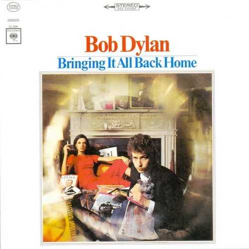 Allmusic album Review : With Another Side of Bob Dylan, Dylan had begun pushing past folk, and with Bringing It All Back Home, he exploded the boundaries, producing an album of boundless imagination and skill. And its not just that he went electric, either, rocking hard on "Subterranean Homesick Blues," "Maggies Farm," and "Outlaw Blues"; its that hes exploding with imagination throughout the record. After all, the music on its second side -- the nominal folk songs -- derive from the same vantage point as the rockers, leaving traditional folk concerns behind and delving deep into the personal. And this isnt just introspection, either, since the surreal paranoia on "Its Alright, Ma (Im Only Bleeding)" and the whimsical poetry of "Mr. Tambourine Man" are individual, yet not personal. And thats just the tip of the iceberg, really, as he writes uncommonly beautiful love songs ("She Belongs to Me," "Love Minus Zero/No Limit") that sit alongside uncommonly funny fantasias ("On the Road Again," "Bob Dylans 115th Dream"). This is the point where Dylan eclipses any conventional sense of folk and rewrites the rules of rock, making it safe for personal expression and poetry, not only making words mean as much as the music, but making the music an extension of the words. A truly remarkable album.