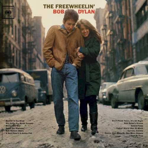 Allmusic album Review : Its hard to overestimate the importance of The Freewheelin Bob Dylan, the record that firmly established Dylan as an unparalleled songwriter, one of considerable skill, imagination, and vision. At the time, folk had been quite popular on college campuses and bohemian circles, making headway onto the pop charts in diluted form, and while there certainly were a number of gifted songwriters, nobody had transcended the scene as Dylan did with this record. There are a couple (very good) covers, with "Corrina Corrina" and "Honey Just Allow Me One More Chance," but they pale with the originals here. At the time, the social protests received the most attention, and deservedly so, since "Blowin in the Wind," "Masters of War," and "A Hard Rains A-Gonna Fall" werent just specific in their targets; they were gracefully executed and even melodic. Although theyve proven resilient throughout the years, if thats all Freewheelin had to offer, it wouldnt have had its seismic impact, but this also revealed a songwriter who could turn out whimsy ("Dont Think Twice, Its All Right"), gorgeous love songs ("Girl From the North Country"), and cheerfully absurdist humor ("Bob Dylans Blues," "Bob Dylans Dream") with equal skill. This is rich, imaginative music, capturing the sound and spirit of America as much as that of Louis Armstrong, Hank Williams, or Elvis Presley. Dylan, in many ways, recorded music that equaled this, but he never topped it.