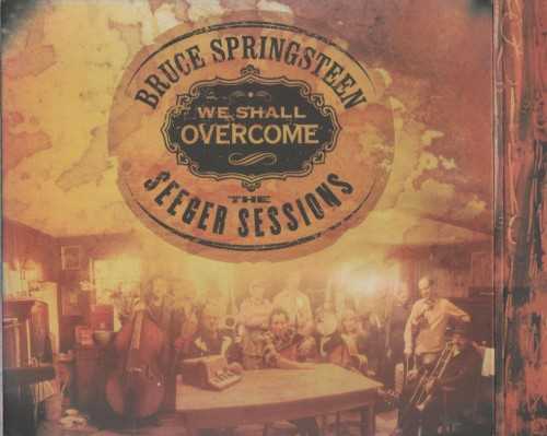 Allmusic album Review : We Shall Overcome: The Seeger Sessions is an unusual Bruce Springsteen album in a number of ways. First, its the first covers album Springsteen has recorded in his three-decade career, which is a noteworthy event in itself, but thats not the only thing different about We Shall Overcome. Springsteen, a notorious perfectionist who has been known to tweak and rework albums numerous times before releasing them (or scrapping them, as the case may be), pulled together the album quickly, putting aside a planned second volume of the rarities collection Tracks after discovering a set of recordings he made in 1997 for a Pete Seeger tribute album called Where Have All the Flowers Gone: The Songs of Pete Seeger. Enthralled by this handful of tracks -- one of which, "We Shall Overcome," appeared on the tribute -- Springsteen decided to cut a whole album of folk tunes popularized by Pete Seeger. He rounded up 13 musicians, including some who played on those 1997 sessions, and did two one-day sessions in late 2005 and early 2006, swiftly releasing the resulting album that April. As Bruce stresses in his introductory liner notes, these were live recordings, done with no rehearsals, and We Shall Overcome does indeed have an unmistakably loose feel, and not just because you can hear the Boss call out chord changes in a handful of songs. This music is rowdy and rambling, as the group barrels head-first into songs that theyre playing together as a band for the first time, and its hard not to get swept up along in their excitement. Springsteen has made plenty of great records, but We Shall Overcome is unique in its sheer kinetic energy; he has never made a record that feels as alive as this.<br><br> Not only does We Shall Overcome feel different than Bruces work; it also feels different than Seegers music. Most of Seegers recordings were spare and simple, featuring just him and his banjo; his most elaborately produced records were with the Weavers, whose recordings of the 50s did feature orchestration, yet thats a far cry from the big folk band that Springsteen uses here. Bruces combo for the Seeger sessions has a careening, ramshackle feel thats equal parts early-60s hootenanny and Bob Dylan and the Bands Americana; at times, its ragged human qualities also recall latter-day Tom Waits, although the music here is nowhere near as self-consciously arty as that. Springsteen has truly used Seegers music as inspiration, using it as the starting point to take him someplace that is uniquely his own in sheer musical terms. Given that, it should be no great surprise that Bruce also picks through Seegers songbook in a similar fashion, leaving many (if not most) of Petes well-known songs behind in favor of a selection of folk standards Springsteen learned through Seegers recordings. (Author/critic Dave Marsh researched the origins of each song here; there are brief introductions within the albums liner notes and thorough histories presented on the official Springsteen site.) While the songs featured here adhere to no one specific theme -- there are work songs, spirituals, narratives, and protest songs -- it is possible to see this collection of tunes as Springsteens subtle commentary on the political state of America, especially given Seegers reputation as an outspoken political activist, but this record should hardly be judged as merely an old-fashioned folk record. We Shall Overcome is many things, but a creaky relic is not one of them. Springsteen has drawn from Seegers songbook -- which he assembled in the 40s, 50s, and 60s from traditional folk songs -- and turned it into something fresh and contemporary. And even if you have no patience for (or interest in) the history of the songs, or their possible meanings, its easy to enjoy We Shall Overcome on pure musical terms: its a rambunctious, freewheeling, positively joyous record unlike any other in Springsteens admittedly rich catalog.<br><br> [We Shall Overcome: The Seeger Sessions was released in the U.S. as a DualDisc, containing a CD on one side and a DVD on the other. The CD side merely contains the album. The DVD contains the album in PCM stereo (theres no 5.1 mix, although given the big-band nature of this session, this album would have sounded great in Surround Sound), along with two bonus tracks, the rollicking "Buffalo Gals" and the moody, soulful "How Can I Keep from Singing." Both bonus cuts are excellent and should have been on the album proper. There is also a 30-minute video program that chronicles some of the recording of the album, but its not a documentary: its more of a performance film with commentary, and while it could have been longer or had more commentary, its still quite enjoyable. Finally, We Shall Overcome also was released separately as a vinyl LP.]