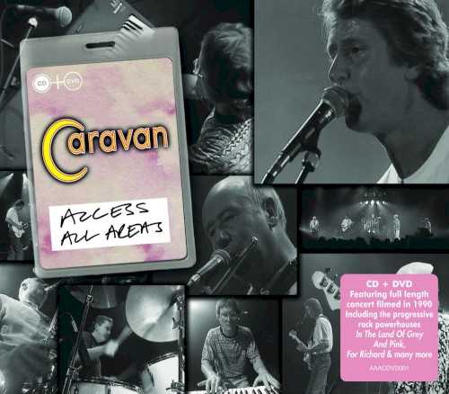 Allmusic album Review : This disc features a performance by progressive rockers Caravan from a 1990 show filmed for British television -- most specifically ITV networks Bedrock Series -- which is also available on DVD. This reunion includes the classic lineup of the band. If the inspired performance on Live is any indication, the group is as jazzed by the sounds they were making as the audience most noticeably is. It is almost as if they hadnt been away -- in this incarnation at least -- for over a decade and a half. The set list, although diminutive, stretches an hour in total running time, revealing both enthusiast favorites ("Headloss" as well as a "For Richard" of epic proportions), deep catalog cuts ("Winter Wine" and "Nine Feet Underground"), and even a track from their 1982 reunion disc Back to Front ("Videos of Hollywood"). What the running order does not intimate is the jaw-dropping power of the quintet, featuring notable contributions from Jimmy Hastings (flute/sax). The band adeptly revived themselves by playing into the music in much the same fashion that graces their pre-Cunning Stunts live efforts during the mid-70s. By way of accurate comparison, however, it should be noted that this original incarnation of the band never issued any live material -- apart from a few one-off reenactments for the BBC. The raunchy guitar-driven rock of "Headloss" sits surprisingly well when juxtaposed against the decidedly mellower and more recent "Videos of Hollywood." The shorter pieces -- "In the Land of Grey and Pink" and a reworked "If I Could Do It All Over Again, Id Do It All Over You" -- are no less enthusiastically derived; in fact, the opposite is arguably the case. Although newer enthusiasts will inevitably want to add Live to their collections, it is the more seasoned fan who will be most overwhelmed by the prog rock fury on this extremely worthwhile investment.