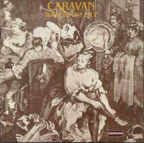 Allmusic album Review : Before the recording of Waterloo Lily, David Sinclair departed Caravan to join forces with Soft Machine skinsman Robert Wyatt and form Matching Mole. With the subsequent arrival of former Delivery member Steve Miller and an overwhelming jazz influence, the edgier progressive rock and folk elements that were so prevalent on their previous albums are somewhat repressed. The bands performance level did not suffer in the transition. In fact, the addition of Miller only punctuates Caravans previously honed improvisational skills. Beginning with Waterloo Lilys leadoff title track, there is a sound more akin to the jazzier efforts of Traffic. Millers "Nothing at All" incorporates the jazz fusion even further as the long instrumental introduction more than hints at Steely Dan circa Katy Lied. The up-tempo staccato bop featuring Millers electric piano accents, when juxtaposed with Pye Hastings liquid-toned electric guitar could easily be mistaken for that of Walter Becker and Donald Fagan. The remainder of the album centers on a couple of pieces that evoke the sound and spirit of the previous Caravan outings. Most reminiscent of the classic sound is Hastings epic "The Love in Your Eye" suite. The track recalls the laid-back intensity and phenomenal improvisational synergy of earlier tracks such as "For Richard" and "Where, but for Caravan Would I," while wisely incorporating Millers formidable jazz chops to give the instrumental sections sustained substance throughout. The remastered CD offers three additional compositions circa the Waterloo Lily sessions. "Pyes June Thing" and "Ferdinand" are two of Hastings acoustic demos. A considerably more complete "Looking Left, Looking Right" is a treasured recovery from the vaults. Originally vaulted due to the time limitations of vinyl, this track, along with "Pyes Loop" -- which acts as a coda to "Looking Left..." -- mark their debut release here.