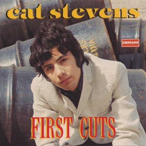 Allmusic album Review : First Cuts presents 20 tracks culled form Cat Stevens first and second albums, 1967s Matthew & Son and New Masters. Released on Londons whimsical Decca (Deram) label, Stevens early work was light and amiable with plenty of psychedelic pop orchestration and catchy melodies. These early successes included "Here Comes My Baby," "First Cut Is the Deepest," and "Matthew & Son," all of which can be found on this fun, but hardly representative collection of folk-pop songs.