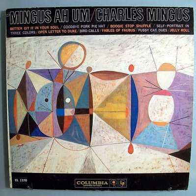 Allmusic album Review : Charles Mingus debut for Columbia, Mingus Ah Um is a stunning summation of the bassists talents and probably the best reference point for beginners. While theres also a strong case for The Black Saint and the Sinner Lady as his best work overall, it lacks Ah Ums immediate accessibility and brilliantly sculpted individual tunes. Mingus compositions and arrangements were always extremely focused, assimilating individual spontaneity into a firm consistency of mood, and that approach reaches an ultra-tight zenith on Mingus Ah Um. The band includes longtime Mingus stalwarts already well versed in his music, like saxophonists John Handy, Shafi Hadi, and Booker Ervin; trombonists Jimmy Knepper and Willie Dennis; pianist Horace Parlan; and drummer Dannie Richmond. Their razor-sharp performances tie together what may well be Mingus greatest, most emotionally varied set of compositions. At least three became instant classics, starting with the irrepressible spiritual exuberance of signature tune "Better Get It in Your Soul," taken in a hard-charging 6/8 and punctuated by joyous gospel shouts. "Goodbye Pork Pie Hat" is a slow, graceful elegy for Lester Young, who died not long before the sessions. The sharply contrasting "Fables of Faubus" is a savage mockery of segregationist Arkansas governor Orval Faubus, portrayed musically as a bumbling vaudeville clown (the scathing lyrics, censored by skittish executives, can be heard on Charles Mingus Presents Charles Mingus). The underrated "Boogie Stop Shuffle" is bursting with aggressive swing, and elsewhere there are tributes to Mingus most revered influences: "Open Letter to Duke" is inspired by Duke Ellington and "Jelly Roll" is an idiosyncratic yet affectionate nod to jazzs first great composer, Jelly Roll Morton. It simply isnt possible to single out one Mingus album as definitive, but Mingus Ah Um comes the closest.