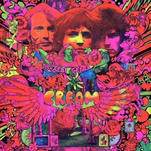 Allmusic album Review : Cream teamed up with producer Felix Pappalardi for their second album, Disraeli Gears, a move that helped push the power trio toward psychedelia and also helped give the album a thematic coherence missing from the debut. This, of course, means that Cream get further away from the pure blues improvisatory troupe they were intended to be, but it does get them to be who they truly are: a massive, innovative power trio. The blues still courses throughout Disraeli Gears -- the swirling kaleidoscopic "Strange Brew" is built upon a riff lifted from Albert King -- but its filtered into saturated colors, as it is on "Sunshine of Your Love," or its slowed down and blurred out, as it is on the ominous murk of "Tales of Brave Ulysses." Its a pure psychedelic move thats spurred along by Jack Bruces flourishing collaboration with Pete Brown. Together, this pair steers the album away from recycled blues-rock and toward its eccentric British core, for with the fuzzy freakout "Swlabr," the music hall flourishes of "Dance the Night Away," the swinging "Take It Back," and of course, the old music hall song "Mothers Lament," this is a very British record. Even so, this crossed the ocean and also became a major hit in America, because regardless of how whimsical certain segments are, Cream are still a heavy rock trio and Disraeli Gears is a quintessential heavy rock album of the 60s. Yes, its psychedelic trappings tie it forever to 1967, but the imagination of the arrangements, the strength of the compositions, and especially the force of the musicianship make this album transcend its time as well.