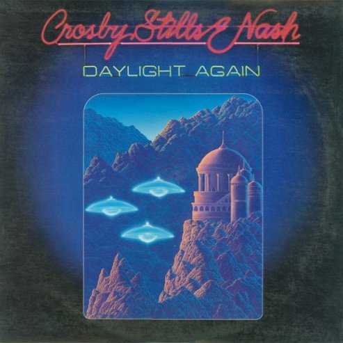 Allmusic album Review : Although Crosby, Stills & Nash had, in effect, been together for well over a decade when Daylight Again (1982) was issued, it was only their third studio long-player of concurrently new material. Initially, the project began as a collaborative effort between Stephen Stills (guitar/banjo/keyboards/percussion/vocals) and Graham Nash (guitar/keyboards/percussion/vocals), as David Crosby was descending into a self-induced state of perpetual drug dependency. However, Crosby was included, although arguably in name alone, and his hauntingly lyrical "Delta" stands as one of his finest contributions. Perhaps the most telling element in the trios state of affairs was the addition of the Eagles Timothy B. Schmit and CSN bandmember Mike Finnigan (keyboards/vocals) on vocals throughout. Despite that obvious setback, the other two primary namesakes supply some genuine and uniformly excellent material to the proceedings. Among the most notable are Nashs "Wasted on the Way" -- which was lyrically an ode to the status of the groups union -- and Stills collaboration with the Curtis Brothers on "Southern Cross." Both were extracted as singles and became among the best-known tracks not only on Daylight Again, but also in the post-60s CSN canon. The disc also includes a few thoroughly affective ballads such as "Song for Susan" -- which Nash wrote for his spouse -- and Stills equally emotive "You Are Alive." By contrast, the albums opener, "Turn Your Back on Love," as well as "Too Much Love to Hide" and "Since I Met You" are all up-tempo, full-throttle rockers co-composed by Stills, and include some of the guitarists most blistering fretwork under the CSN moniker. The disc concludes with Stills lone solo composition on the album -- a two-part track marrying the newly penned Civil War elegy to a chorus of the 1970 anthem "Find the Cost of Freedom." Again, Crosbys absence is noted with the incorporation of Art Garfunkels vocals where Crosbys should have been. Daylight Again is by no means as insipid as their next studio effort, Live It Up (1990). In the wake of their eponymously titled debut and the CSN (1977) follow-up, there is a notable change in the direction and quality of material.