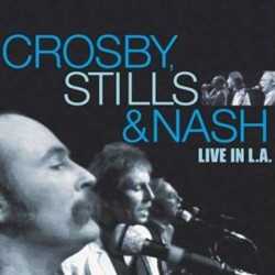 Allmusic album Review : On their tour promoting Daylight Again, Crosby, Stills & Nash played three nights at the Universal Amphitheater in Los Angeles over the Thanksgiving Day weekend in 1982, and they taped and filmed the shows for a TV special. The Dutch Immortal label has licensed the audio tracks for this 21-song, 105-minute, two-CD set, and it chronicles a high point in the bands career. (Immortal also has a DVD version of Live in L.A., which is essentially a reissue of the 1983 MCA home video called Daylight Again.) At the outset, a professional-sounding announcer talks over the instrumental opening of "Turn Your Back on Love," stopping the split second the vocal begins, just like a disc jockey. But that is the only incursion into the show, which otherwise draws from CSNs back catalog of hits and favorites in a familiar format, starting with an electric set that gives way to an extended acoustic segment that further breaks down into solo spots, and then revving back up for an electric finish before sending the crowd out with a singalong of "Teach Your Children" and the folk blues "Daylight Again" as a coda. After months on tour, the singers voices are a bit the worse for wear, or maybe its just that one is accustomed to the polish of the studio recordings. It doesnt hurt the performances, which actually sound all the more fervent for the occasional vocal grit. Along with the CSN hits, there are occasional borrowings from the individuals repertoire (Crosby & Nashs "Wind on the Water" suite, Stills "For What Its Worth" from his Buffalo Springfield days, a CSN arrangement of the Beatles "Blackbird"), but most of the show is given over to evergreens and then recent radio hits from Daylight Again, notably "Southern Cross," which was peaking in the Top 20 at the time of the concert. Live in L.A. captures a resurgent Crosby, Stills & Nash before their hometown crowd. Clouds may have been gathering on the horizon, with Crosbys substance abuse problems threatening the bands future, but at these shows all seemed well.