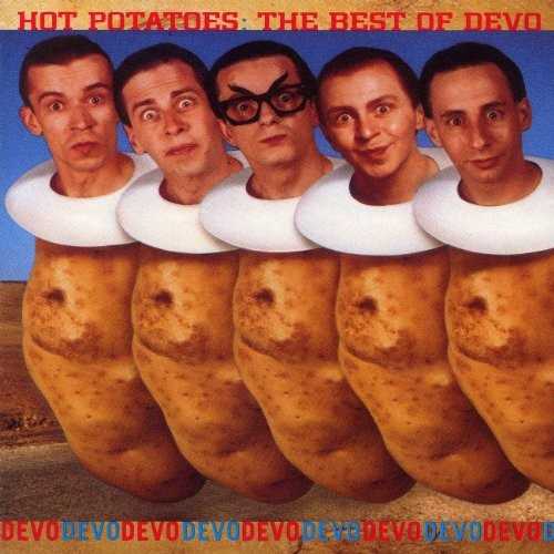 Allmusic album Review : Hot Potatoes is the best available single-disc overview of Devos career, hitting nearly all of the most significant moments from their first five albums, as well as including the non-LP singles "Be Stiff" and "Working in a Coalmine." "Whip It" and "Freedom of Choice" are here, of course, as are cult favorites "Jocko Homo," "Mongoloid," "Satisfaction (I Cant Get Me No)," plus many more. However, even if its the best available, it isnt that widely available in the U.S.; plus, Devos first three albums in particular all have at least a few fine songs that arent included here. But if you only want one disc and dont mind hunting a bit, Hot Potatoes: The Best of Devo is superior to the American Greatest Hits, which for some reason does not feature "Mongoloid," one of the most obvious choices for a Devo hits collection.