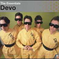 Allmusic album Review : Over the years, Devo has been the subject of countless best of sets (1990s Greatest Hits, 1993s Hot Potatoes, etc.), and in 2002, another hits collection appeared, as part of Rhino Records budget priced The Essentials series. Although there has already been one moderately priced Devo collection issued already (1998s Greatest Hits [BMG]), The Essentials is by far the superior one -- while the earlier set was comprised of live versions of their classics, the latter features only the well known classic studio versions. Largely viewed as a goof band by many the first time around, Devos stature as one of rocks most respected and influential artists has grown considerably over the years, especially due to a wide variety of alt- rockers covering Devo tunes over the years. And the music on The Essentials shows how leaders Mark Mothersbaugh and Jerry Casale were among the finest song writers of the entire late 70s/early 80s new wave era, especially upon hearing such selections as "Mongoloid," "Freedom of Choice," "Girl U Want," and of course their best known song, "Whip It." Also included are several cover songs that the group completely overhauls to fit their stiff sound (&"Satisfaction," "Secret Agent Man," and &"Working in the Coal Mine,") as well as the live standard "Smart Patrol/Mr. DNA," which is the closest the "spud boys" ever came to penning a true epic. The Essentials is a superb Devo primer.