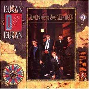 Allmusic album Review : Despite the fact that Seven and the Ragged Tiger couldnt match the unrestrained pop/rock ebullience of 1982s Rio, Duran Duran put three of the albums singles in the Top Ten, taking it to number one in the U.K. Even though "The Reflex" gave the band their first number one hit, theres an overabundance of fancy glitz and dancefloor flamboyancy running through it, unlike "New Moon on Monday"s straight-ahead appeal or "Union of the Snake"s mysterious, almost taboo flair. Its apparent that Seven and the Ragged Tigers content has the band moving ever so slightly into a danceclub arena, with the songs leaning more toward their ability to produce a sexier sound through electronics and instrumentation than through a firm lyrical and musical partnership. Even the unreleased tracks trade Duran Durans handsome edginess for a shinier sound, heard mainly on "I Take the Dice" and "Cracks in the Pavement." Its here that Lebon and Taylors personalities begins to get overshadowed by the demand to produce a more synth-snazzy and fashionable style of music. Although they may have turned their songwriting down a notch in order to succumb to the pabulum of synthesized pop, they didnt relinquish every aspect of their genius, and when they do deliver, its bright, energetic, and effectual. Duran Durans new direction eventually gave Seven and the Ragged Tiger double platinum status.