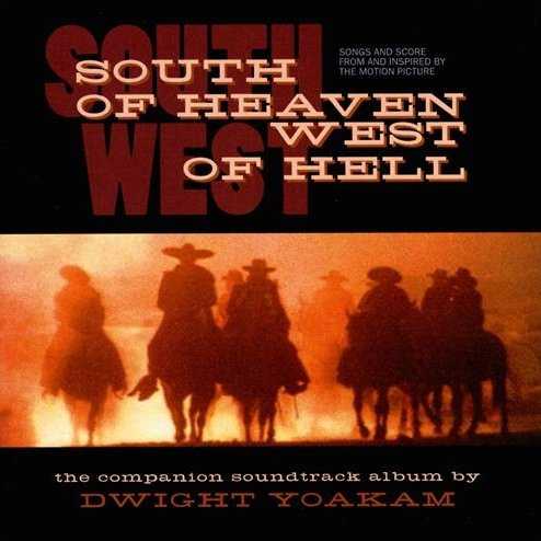 Allmusic album Review : Dwight Yoakams soundtrack for the gritty Western South of Heaven, West of Hell will only partially satisfy his fans. Although the album is nearly an hour long, half of the tracks are spoken segments from the film, and while this tactic has worked well for Quentin Tarantinos pop culture-brimming soundtracks, South of Heaven only serves to lose the listener with its ill-placed breaks and uninteresting dialogue. Aside from that rather major flaw, there are a handful of really good Yoakam tunes on hand including the loose, ambling opening track "Words" and a soulful version of "The Darkest Hour." The album also features a duet with Bekka Bramlett (Bekka & Billy), as well as the bluesy "The First Thing Smokin" co-written with Billy Gibbons of ZZ Top and the pleading "Whats Left of Me" co-written with Mick Jagger. While the album certainly has its strong points, it is no substitute for a complete Dwight Yoakam record. With the film release of South of Heaven, West of Hell, Yoakam has proven himself to be a fine actor and a fair director, but there are legions of country fans who will be happier when he steps out from behind the camera and back into the studio.