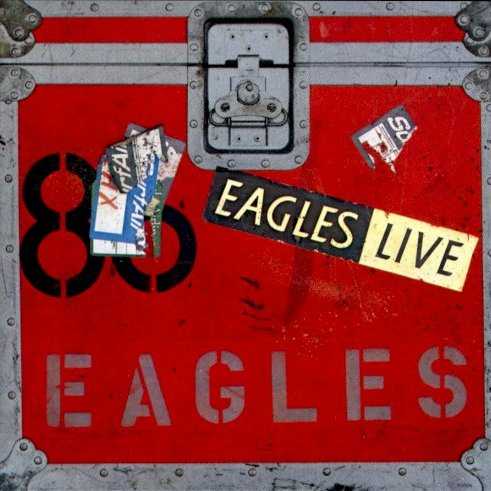 Allmusic album Review : Although Eagles Live includes four tracks recorded in the fall of 1976 (thus allowing for the inclusion of departed singer Randy Meisner on "Take It to the Limit"), the bulk of the album comes from the end of the Eagles 1980 tour, just before they broke up, and it reflects their late concert repertoire, largely drawn from Hotel California and The Long Run. The occasional early song such as "Desperado" and "Take It Easy" turn up, but many of the major hits from the middle of the bands career -- "The Best of My Love," "One of These Nights," "Lyin Eyes" -- are missing, replaced by such curiosities as two extended selections from Joe Walshs solo career, "Lifes Been Good" and "All Night Long." At least Walsh introduces some live variations to his material; the rest of the Eagles seem determined to re-create the studio versions of their songs in concert, which may work for them live but almost makes a live recording superfluous. The previously unrecorded rendition of Steve Youngs "Seven Bridges Road" is welcome, and the album would have benefited from more surprises as well as a livelier approach to a live recording.
