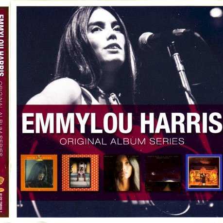 Allmusic album Review : Emmylou Harris was a little-known singer and songwriter playing the folk circuit in Washington, D.C., when she was discovered by Gram Parsons, who invited her to sing on his solo albums and revealed to the world she had a voice of striking beauty and the talent to use it wisely. After Parsons death, Harris embarked on a solo career that saw her creating a series of outstanding albums that combined the sound and style of classic country music with a progressive feel that made her one of the best respected artists of her generation. This specially priced box set includes Harris first five albums for Reprise Records in full, featuring some of her most compelling studio recordings. Included in this set are 1975s Pieces of the Sky, 1975s Elite Hotel, 1977s Luxury Liner, 1978s Quarter Moon in a Ten Cent Town, and 1979s Blue Kentucky Girl.