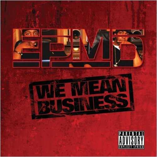 Allmusic album Review : Nine years after they went Out of Business, veteran hip-hop duo EPMD (Erick Sermon and Parrish Smith) return with a new album, and youd think it was only nine months. Save the appearance of young buck Skyzoo plus some street slang thats very 2008, We Mean Business is right in line with the cold, hard, and funky sound of EPMD in the 90s. Considering the time off, the loyal fan base, and the simple addictiveness of the crews music, this is hardly a bad thing and -- just like the fans like it -- almost all the productions come from in-house, with Sermon handling twice the amount of tracks headed by Smith. The few guest producers include 9th Wonder, who contributes to the Skyzoo feature "Left 4 Dead," plus DJ Honda, who puts an infectious spy guitar riff underneath the great "Never Defeat Em" with Method Man. The old vocoder and golden age scratching from DJ 4our 5ive make the crooked "Roc-Da-Spot" the big throwback track but its the following "Blow" that really shines, with its tightly cut loops and classic bravado boasts like "You a queen with drama/Dont make me get mad and Barack O-Bomb-Ya." As far as guest rappers, old friends like Teddy Riley, Keith Murray, Redman, Havoc, plus an especially on fire KRS-One are here, making this album short on new developments but greatly appealing to those who long for the way it used to be.