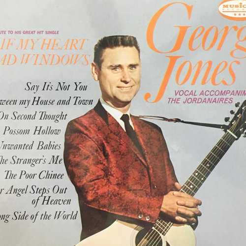 Allmusic album Review : After some experimentation (both failed and successful) at Musicor, George returned for a more-or-less straight honky-tonk album with If My Heart Had Windows. Though the record boasts his typical overblown late-60s production, its kept in check for the most part. Two Top Ten hits -- the title track and "Say Its Not You" -- are included on the record, as well as the classic "Your Angel Steps Out of Heaven" and the quirky album closer "Poor Chinee."