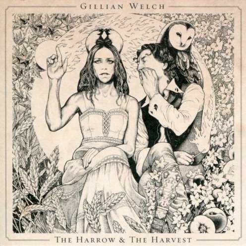 Allmusic album Review : The title -- The Harrow & the Harvest, Gillian Welchs first album of new material in eight years -- reflects a creative drought: she and David Rawlings simply werent writing songs they liked. The music is steeped in the early country, bluegrass, and Appalachian mountain traditions that are her trademark --though it engages rock and roll and blues motifs albeit acoustically--while the melodies and lyrics reflect the darkness and melancholy of Gothic Americana. Produced by Rawlings, this set returns to the sparse instrumentation of her earliest recordings: guitars, banjos, harmonica, and hand-and-knee slaps. The album illustrates a near-symbiotic guitar interplay; rhythms, melodies, and even countermelodies are exchanged organically, interlocked in the moment. The protagonists in these ten songs are desperate, broken, and hurt individuals; some stubbornly cling to shreds of hope while others resign themselves to tragedy even as they go on; still others, like the one in the opener "Scarlet Town," reflect anger and the wish for vengeance. What they hold in common is their need to tell their stories through Welchs plaintive contralto. "Dark Turn of Mind," a painful love song, embodies the truth in confessing the past as a warning even as its subject wills a new future. "The Way It Will Be," a fatalistic folk ballad, is the first of three songs with the words "The Way..." in their titles; its line "Youve got me walking backwards/Into my home town..." sum up each of their sentiments, albeit in different ways. "Tennessee" is among the finest songs Welch has ever written. A sultry, darkly sexual ballad that has more in common with rock than country in its musical framework, its subject is conflicted between learned morality and an instinctive desire that expresses no need for redemption: "I kissed you cause Ive never been an angel/I learned to say hosannas on my knees...I always try to be a good girl/Its only what I want that makes me weak....Of all the ways Ive found to hurt myself, you may be my favorite one of all...." The knee slaps, banjo, vocal harmony, and harmonica in "Six White Horses" is startlingly, and paradoxically, mournful and defiant; its melody rooted in the Appalachian tradition, she transcends it with a particularly poignant lyric. Despite its gentle presentation, "Hard Times" is steely and determined, even as its languid presentation displays evidence to challenge the protagonists spirit. "Silver Dagger" is not the Joan Baez song of the same name, but a midtempo murder ballad that proclaims "I cant remember when I felt so free"; so much so that the subject welcomes her killer. The set closes on "The Way the Whole Thing Ends," a shimmering blues, with Welchs protagonist leaning wryly into the lyric with an ironic shrugged-shoulders acceptance at the inevitable return of a faithless lover. The Harrow & the Harvest is stunning for its intimacy, its lack of studio artifice, its warmth and its timeless, if hard won, songcraft. Its only equal in her catalog is Time (The Revelator), making it well worth the long wait. (Note: the provocative cover art by Baroness guitarist and vocalist John Dyer Baizley is peerlessly brilliant.)