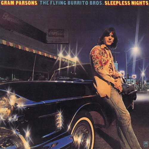 Allmusic album Review : Three years after Gram Parsons untimely death, his frequent duet partner Emmylou Harris helped arrange for the release of this collection of outtakes -- three songs he cut with Harris for his final solo album Grievous Angel in 1973, and nine others recorded live in the studio with The Flying Burrito Brothers in 1970. Anyone hoping to find the great lost Gram Parsons song is out of luck here; all 12 tunes are covers of vintage country classics, except for "Honky Tonk Women" (which at least sounds like a C&W; classic in this arrangement) and The Louvin Brothers "The Angels Rejoiced Last Night," which is as spiritually uplifting as ever with Harris pure, clear voice helping to bring it home. The three tracks with his duet partner fare best, while most of the cuts with the Burritos sound like demos, and though a few are inspired (particularly the deeply felt versions of "Sing Me Back Home" and "Green, Green Grass of Home," a lot of the time both Parsons and the band sound like a solid bar band in the middle of a Wednesday night set -- more than competent, but less than inspired. Sleepless Nights was certainly a labor of love and its a worthy purchase for committed fans, but neophytes are better off giving a listen to The Flying Burrito Brothers masterpiece The Gilded Palace of Sin, or either solo album, G.P. or Grievous Angel.