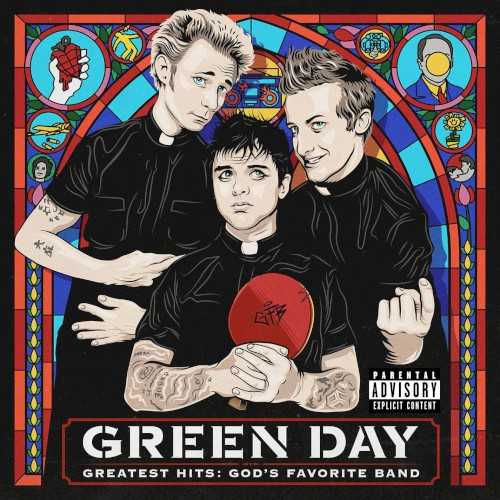 Allmusic album Review : Green Day released their first hits collection in 2001, just prior to opening up a wildly successful second act with 2004s American Idiot. Greatest Hits: Gods Favorite Band incorporates all the hits from that second act in an album thats just one song longer than the 21-track International Superhits! Gods Favorite Band repeats ten songs from its predecessor and theyre all the ones youd expect: "Longview," "Welcome to Paradise," "Basket Case," "When I Come Around," "She," "Brain Stew," "Hitchin a Ride," "Good Riddance (Time of Your Life)," "Minority," and "Warning." Similarly, the six Green Day albums since International Superhits! are represented by the big hits -- "American Idiot," "Holiday," "Boulevard of Broken Dreams," "Wake Me Up When September Ends," "Know Your Enemy" -- with the triple-album ¡Uno!, ¡Dos!, ¡Tré! being dismissed with only one song ("Oh Love"). To this foundation, the band adds two new cuts -- "Back in the USA" and a duet with Miranda Lambert called "Ordinary World" -- but the real appeal of Gods Favorite Band is how it serves as a testament for the longevity of Green Day, which is the opposite argument of International Superhits! That collection still stands as an excellent distillation of Green Days frenetic 90s, while this one paints the band as sturdy rock & roll lifers.