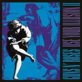 Allmusic album Review : Use Your Illusion II is more serious and ambitious than I, but its also considerably more pretentious. Featuring no less than four songs that run over six minutes, II is heavy on epics, whether its the charging funk metal of "Locomotive," the antiwar "Civil War," or the multipart "Estranged." As if an attempt to balance the grandiose epics, the record is loaded with an extraordinary amount of filler. "14 Years" may have a lean, Stonesy rhythm, and Duff McKagans Johnny Thunders homage, "So Fine," may be entertaining, but theres no forgiving the ridiculous "Get in the Ring," where Axl Rose threatens rock journalists by name because they gave him bad reviews; the misinterpretation of Dylans "Knockin on Heavens Door"; another version of "Dont Cry"; and the bizarre closer, "My World," which probably captures Roses instability as effectively as the tortured poetry of his epics. That said, there are numerous strengths to Use Your Illusion II; a couple of songs have a nervy energy, and for all their pretensions, the overblown epics are effective, though strangely enough, they reveal notorious homophobe Roses aspirations of being a cross between Elton John and Freddie Mercury. But the pompous production and poor pacing make the album tiring for anyone who isnt a dedicated listener.