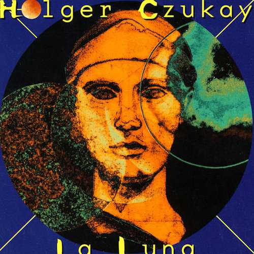 Allmusic album Review : Best known for his founding role in the historical experimental outfit Can, Holger Czukay spent a great deal of the 80s and 90s out of the spotlight, engaged in a series of collaborations. With his signing to the Tone Casualties label and the release of 1999s Good Morning Story, he resumed his solo career proper. Czukay is no stranger to the extended composition -- Cans "Yoo Doo Right," "Halleluhwah," and "Bel Air" and Czukays own "Canaxis" and "Mirage" all clocked in around the 20-minute mark. La Luna (2000) takes things one step further, developing its ideas over the course of one 47-minute composition. The music on this disc marries the electronic/ambient sounds of the late 90s with the electro-acoustic practices that provided Czukay with early sonic inspiration. Slow burning is the operative phrase here. Starting from a low, mechanical din, Czukay slowly shifts the direction through undercurrents of estranged voices, string drones, glockenspiel chatter, slippery electro beats, and detached rhythmic patterns that seep into the sound field. All the while, the ominous tone of some ambient factory speaks of an eventual, chilling payoff. Halfway in, you are still heading for some uncertain conclusion, drifting about the musics dark fog. As you search your memory for a turnoff you may have missed, a soft, female voice whispers "La Luna...goddess of the moon," entering into an ode to the power of the songs subject. The music never recovers, becoming fragmented and tripping up before receding into the mist once again. The text, while significant to the concept, seems out of character in this setting, distracting from the music Czukay has so carefully crafted. Thankfully, the spoken word only takes up a small portion, allowing the listener to focus on a musical construction worth revisiting.