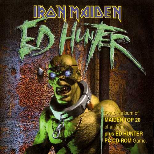 Allmusic album Review : Ed Hunter is a rather unique, fan-friendly three-CD set from British heavy metal heavyweights Iron Maiden. Two discs feature the bands best songs as chosen by fans on the official website. The running order of the 20 songs mirrors the vote ranking. Obvious favorites such as "The Trooper," "Run to the Hills," and "2 Minutes to Midnight" are included, but pay special attention to underrated tracks like "Powerslave," "Hallowed Be Thy Name," and "The Evil That Men Do." All of Iron Maidens studio albums are represented, as well as the beloved Live After Death. The third disc is the Ed Hunter shoot-em-up CD-ROM computer game. The object of the game is to pursue Iron Maidens skeleton mascot, Eddie, through worlds reflected in the bands songs and album covers. Ed Hunter will most likely appeal to diehards. Casual fans would probably be best served by either the one-disc or two-disc version of Best of the Beast.