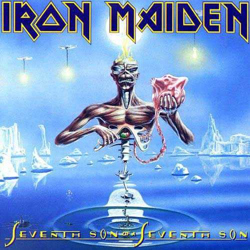 Allmusic album Review : Seventh Son of a Seventh Son is the last great Iron Maiden album, reconnecting with the bands prog rock roots and reversing the signs of decline that had been evident on their previous record. By this point, Maiden had earned the respect of metalheads the world over with their steadfast adherence to unadulterated metal and their grandiose aesthetic. Theyd made concessions neither to pop-metal nor to thrash, and their passionate fan base would never have tolerated a radical reinvention. But what do you do when your epic ambition itself has become a formula? You go even bigger and make a concept album, of course, and thats what Maiden does here, breaking out of the creative rut theyd fallen into on Somewhere in Time. The concept is based on the European folklore which held that the seventh son of a seventh son would be born with special powers that could be used for good or evil (and probably also in part by fantasy author Orson Scott Card, whod touched on this idea in his own work). As such, the lyrics are Maiden at their most gothic, obsessed with supernatural mysticism of all stripes; the story line concerns the title character, born with a gift for prophecy but mistrusted by his village, which ignores his warnings of apocalyptic doom and makes him a tormented Cassandra figure. Musically, this is Maiden at their proggiest, with abrupt, stop-on-a-dime transitions between riffs, tempos, time signatures, and song sections. Yet nearly every song has a memorable chorus, with only "The Prophecy" falling short in that department. Theyve also switched from the guitar synths of Somewhere in Time to full-fledged keyboards, which are used here more to add atmosphere rather than taking center stage; this restores the crunch that was sometimes lacking in the shinier production of the previous album. No less than four of this albums eight songs reached the British Top Ten in some version (concert standard "Can I Play with Madness," "The Evil That Men Do," "The Clairvoyant," and "Infinite Dreams"), while the album became the bands first U.K. chart-topper since The Number of the Beast. The title track is this albums extended epic (though the songs are longer in general), and its moved out of the closing spot in yet another subtle statement about shaking things up. If Seventh Son doesnt epitomize their sound or define an era the way the first three Dickinson albums did, it nonetheless ranks among their best work. Adrian Smith left the band after this record, closing the book on Maidens classic period and heralding a dire -- and distressingly immediate -- creative decline.