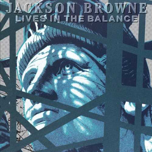 Allmusic album Review : Usually among the most introspective of songwriters, Jackson Browne cast his gaze on the world outside on Lives in the Balance and did not like what he saw. Beginning with "For America," he lamented his previous indifference to social issues -- "I went on speaking of the future/While other people fought and bled" -- but immediately tried to make up for lost time. The albums context, of course, was five years of Ronald Reagans presidency, with what the Left saw as an indifference to the plight of the poor at home and a dangerously aggressive policy against insurgent movements in the Central American countries of El Salvador and Nicaragua they feared would lead to a Vietnam-like war. Without naming those places, Browne wrote and sang passionately against poverty in the songs "Soldier of Plenty" and "Lawless Avenues" and against war in "For America," "Lives in the Balance," and "Till I Go Down." Elsewhere, his more familiar themes of romantic ("In the Shape of a Heart") and philosophical ("Black and White"); disillusionment also made appearances. But, from its hard rock sound and forceful singing to its frankly agit-prop lyrics, "For America" remained primarily a political statement, and if Browne sounded more involved in his music than he had in some time, the specificity of its approach inevitably limited its appeal and its long-term significance.