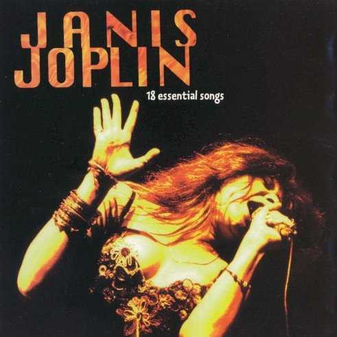 Allmusic album Review : 18 Essential Songs is a one-disc distillation of the triple-disc Janis box set. Running 70 minutes, it is a more extensive best-of than the ten-track 1973 Janis Joplins Greatest Hits album. But it is denied "first pick" status because, unlike that album, it does not contain the hit version of Joplins only number one single, "Me and Bobby McGee." (It does, however, contain an alternate demo version of that song.)