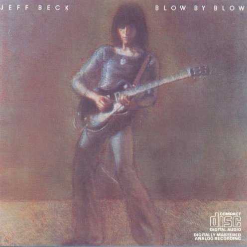 Allmusic album Review : Blow by Blow typifies Jeff Becks wonderfully unpredictable career. Released in 1975, Becks fifth effort as a leader and first instrumental album was a marked departure from its more rock-based predecessors. Only composer/keyboardist Max Middleton returned from Becks previous lineups. To Becks credit, Blow by Blow features a tremendous supporting cast. Middletons tasteful use of the Fender Rhodes, clavinet, and analog synthesizers leaves a soulful imprint. Drummer Richard Bailey is in equal measure supportive and propulsive as he deftly combines elements of jazz and funk with contemporary mixed meters. Much of the albums success is also attributable to the excellent material, which includes Middletons two originals and two collaborations with Beck, a clever arrangement of Lennon and McCartneys "Shes a Woman," and two originals by Stevie Wonder. George Martins ingenious production and string arrangements rival his greatest work. Becks versatile soloing and diverse tones are clearly the albums focus, and he proves to be an adept rhythm player. Blow by Blow is balanced by open-ended jamming and crisp ensemble interaction as it sidesteps the bombast that sank much of the jazz-rock fusion of the period. One of the albums unique qualities is the sense of fun that permeates the performances. On the opening "You Know What I Mean," Becks stinging, blues-based soloing is full of imaginative shapes and daring leaps. On "Air Blower," elaborate layers of rhythm, duel lead, and solo guitars find their place in the mix. Propelled by the galvanic rhythm section, Beck slashes his way into "Scatterbrain," where a dizzying keyboard and guitar line leads to more energetic soloing from Beck and Middleton. In Stevie Wonders ballad "Cause Weve Ended as Lovers," Beck variously coaxes and unleashes sighs and screams from his guitar in an aching dedication to Roy Buchanan. Middletons aptly titled "Freeway Jam" best exemplifies the albums loose and fun-loving qualities, with Beck again riding high atop the rhythm sections wave. As with "Scatterbrain," Martins impeccable string arrangements enhance the subtle harmonic shades of the closing "Diamond Dust." Blow by Blow signaled a new creative peak for Beck, and it proved to be a difficult act to follow. It is a testament to the power of effective collaboration and, given the circumstances, Beck clearly rose to the occasion. In addition to being a personal milestone, Blow by Blow ranks as one of the premiere recordings in the canon of instrumental rock music.