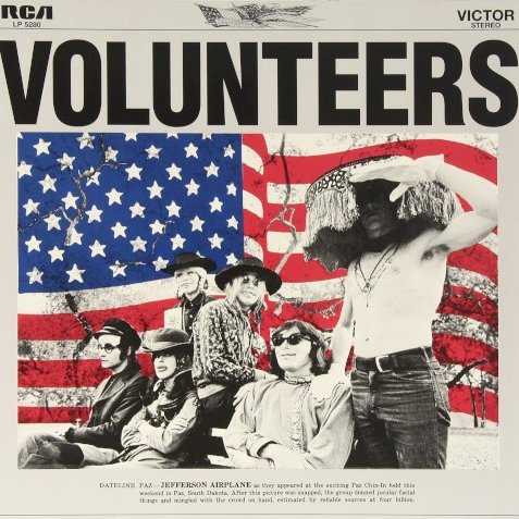 Allmusic album Review : Controversial at the time, delayed because of fights with the record company over lyrical content and the original title (Volunteers of America), Volunteers was a powerful release that neatly closed out and wrapped up the 60s. Here, the Jefferson Airplane presents itself in full revolutionary rhetoric, issuing a call to "tear down the walls" and "get it on together." "We Can Be Together" and "Volunteers" bookend the album, offering musical variations on the same chord progression and lyrical variations on the same theme. Between these politically charged rock anthems, the band offers a mix of words and music that reflect the competing ideals of simplicity and getting "back to the earth," and overthrowing greed and exploitation through political activism, adding a healthy dollop of psychedelic sci-fi for texture. Guitarist Jorma Kaukonens beautiful arrangement of the traditional "Good Shepherd" is a standout here, and Jerry Garcias pedal steel guitar gives "The Farm" an appropriately rural feel. The bands version of "Wooden Ships" is much more eerie than that released earlier in the year by Crosby, Stills & Nash. Oblique psychedelia is offered here via Grace Slicks "Hey Frederick" and ecologically tinged "Eskimo Blue Day." Drummer Spencer Dryden gives an inside look at the state of the band in the country singalong "A Song for All Seasons."<br><br> The musical arrangements here are quite potent. Nicky Hopkins distinctive piano highlights a number of tracks, and Kaukonens razor-toned lead guitar is the recordings unifying force, blazing through the mix, giving the album its distinctive sound. Although the political bent of the lyrics may seem dated to some, listening to Volunteers is like opening a time capsule on the end of an era, a time when young people still believed music had the power to change the world.