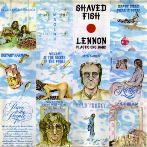 Allmusic album Review : At the time of its release, Shaved Fish didnt attract as much attention as any compilation of John Lennons work would have either a few years before or a few years after. Lennon had just issued the somewhat disappointing genre album, Rock n Roll, and was only a year from Walls and Bridges, not one of his strongest albums, and had also grown somewhat stale as a public figure. Drawing on his singles up to that point in his career, it shows a punkier, more defiant vision of Lennons work than subsequent compilations, which would dwell on a broader cross section of his output. "Happy Christmas" and "Imagine" are moments of peace in the company of artifacts from his political/agitprop ("Power to the People") and primal scream ("Mother") periods, and his attempts at topical songwriting ("Woman Is the Nigger of the World"), and "Whatever Gets You Through the Night," which was unique to this LP, was a better piece of mainstream rock & roll than any of the late-50s numbers that he ground out for Rock n Roll. This collection, which was the last LP release to come from Lennon in any form until Double Fantasy five years later, was the only compilation of his work released in Lennons own lifetime, and has since been supplanted by various posthumous assemblies of his music.