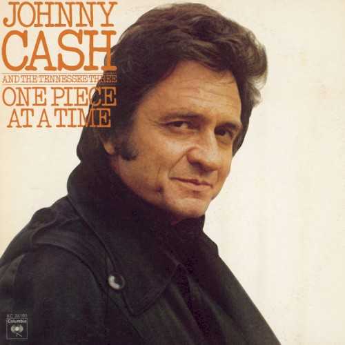 Allmusic album Review : In the mid-70s, Johnny Cash was holding his own against the onslaught of progressive rock, psychedelic rock, and intense funk that ruled the airwaves. The trademark shuffling twang of the Tennessee Three remained an attractive feel, unique and apparently impossible to copy, but there was more to it than that. His choice of subjects solidified the impression of him as an all-American mainstream type who happened to side with the hippies and hang out with Bob Dylan, a fact of great significance during this era, and which might have sustained Cash had he decided to begin performing on harpischord. His radio hit "One Piece at a Time" detailed a small victory in the common mans battle over corporate greed, and it certainly wasnt the only great song on this overlooked album. "Committed to Parkview" belongs to the unfortunately tiny genre of country songs about mental institutions, and might be the best of them all, seriously rivaling Faron Youngs "Rubber Room." "Love Has Lost Again" is one of his bittersweet ballads along the lines of "I Still Miss Someone," while unpretentious numbers such as "Go on Blues" represent the type of music that slips sneakily into a listeners consciousness, staying for days. There are uncomfortable duds, sure, but sometimes instrumental touches manage to bring a song to life, whether it is the loudly mixed jaw harp on "Sold Out of Flagpoles" or the rubato harmonica on the relatively corny "Let There Be Country." "One Piece at a Time" was the work of the fine country songwriter Wayne Kemp, but much of the other good material on this recording comes from Cash himself. one_piece_at_a_time