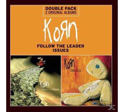 Allmusic album Review : This 2013 collection pairs two of Korns most popular albums -- 1998s Follow the Leader (which contains their signature "Freak on a Leash") and its 1999 sequel Issues -- as an affordable double-disc set.