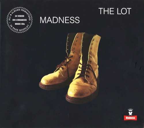 Allmusic album Review : The second Madness box set includes all of the studio albums from the bands first run from 1979 to 1986, leaving out only the 1999 reunion CD Wonderful. It also leaves out the various compilation records (e.g., Complete Madness, Utter Madness, and Divine Madness, as well as the U.S. release Madness). Rather than reproduce the original album covers, The Lot pairs off the six albums into three distinct periods: the early "nutty" ska of One Step Beyond and Absolutely; the early-80s experiments with a more mature pop sound on Seven and The Rise and Fall; and the more slickly produced, darker-toned pop of Keep Moving and Mad Not Mad. Its a clever packaging strategy, though the art direction could stand to be a little more attractive. The box set also features a 45-page color insert with comments from the band about each album. But the real draw for serious fans who already have all of the albums is the inclusion of 24 "interactive videos" intended for computer viewing. Each CD contains four videos from that period. Even fans who already have the Complete Madness, Utter Madness, and Divine Madness video collections may find this feature attractive, since the quality of the visuals seems to have improved in the conversion to digital. American fans should beware: the enclosed edition of the 1984 album Keep Moving is the British version and consequently does not contain the singles "The Sun and the Rain" or "Wings of a Dove," although both are included in video form. In any case, The Lot offers strong evidence that, for all of their hit singles, Madness was an excellent album band as well.