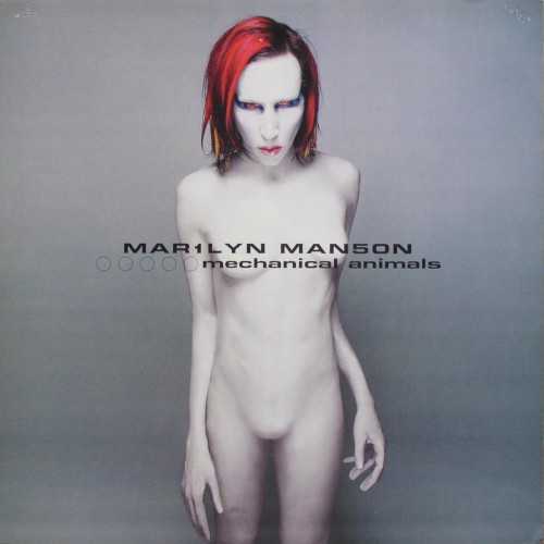 Allmusic album Review : Antichrist Superstar performed its intended purpose -- it made Marilyn Manson internationally famous, a living realization of his fictional "antichrist superstar." He had gained the attention of not only rock fans, but the public at large; however, many critics bestowed their praise not on the former Brian Warner, but on Trent Reznor, Mansons mentor and producer. Surely angered by the attention being focused elsewhere, he decided to break from Reznor and industrial metal with his third album, Mechanical Animals. Taking his image and musical cues from Bowie, Warner reworked Marilyn Manson into a sleek, androgynous space alien named Omega, à la Ziggy Stardust, and constructed a glammy variation of his trademark goth metal. With pal Billy Corgan as an unofficial consultant and Soundgarden producer Michael Beinhorn manning the boards, Manson turns Mechanical Animals into a big, clean rock record -- the kind that stands in direct opposition to the dark, twisted industrial nightmares he painted with his first two albums. It can make for a welcome change of pace, since his glammed-up goth is more tuneful than his clattering industrial cacophony, but it lacks the cartoonish menace that distinguished his prior music. And without that, Marilyn Manson seems a little ordinary, believe it or not -- more like a 90s version of Alice Cooper than ever before. True, Mechanical Animals is the groups most accessible effort, but Manson should have remembered one thing -- demons are never that scary in the light.