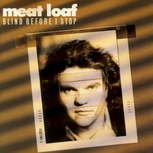 Allmusic album Review : Rather than aping the grandiose rock & roll style pioneered by Jim Steinman and Todd Rundgren on Meat Loafs landmark Bat Out of Hell album, German producer Frank Farian opts for a standard-issue heavy metal approach on Blind Before I Stop, emphasizing a heart-stoppingly loud rhythm section (sometimes playing at Euro-disco tempo), icy keyboards in the mid-range, and endlessly diddling high-pitched guitar solos on a series of forgettable tunes. Somewhere in the back of the mix, Meat Loaf exercises his adenoids, but all of his usual distinctiveness is lost in the sludge. blind_before_i_stop