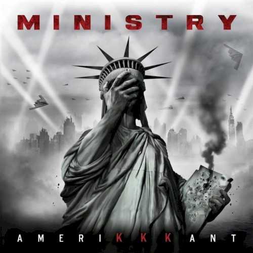 Allmusic album Review : Considering the fact that Ministry spent the entirety of George W. Bushs presidency making albums expressing extreme hatred toward the commander in chief, followed by several albums and tours which they insisted would be their last, their re-emergence after the election of Donald Trump practically seems right on schedule. Sure enough, AmeriKKKant finds the industrial metal juggernauts railing against the alt-right, racist Internet trolls, fake news, and everything else to do with the aftermath of the 2016 election. While some of the Bush-era albums found the group reinvigorated after the lackluster Filth Pig and Dark Side of the Spoon, AmeriKKKant is just a depressing slog through and through, perfectly summed up by its Statue of Liberty faceplant cover art. Al Jourgensen had previously stated that Ministry would no longer exist after the death of longtime guitarist Mike Scaccia in 2012, and the sharp-fanged bite of his guitar work is sorely missed here, instead replaced by clichéd metal riffage filled with pompous squealing noises. To Ministrys credit, they experiment with a diverse array of sounds and textures here, focusing less on thrash metal and incorporating cinematic strings and a whole lot of turntablism, courtesy of DJ Swamp and former N.W.A member Arabian Prince. The album is also stuffed with glitched-out television soundbites and vintage film clips, ending up with some of the most detailed, overwhelming sample manipulation the group has attempted in a while. However, hearing Trumps election-era catch phrases digitally shredded and scratched up on a turntable becomes grating pretty much as soon as the album begins, and it continues throughout the entire program. "Victims of a Clown" makes extensive usage of Charlie Chaplins iconic speech from The Great Dictator, which is admirable, and provides an element of hope missing from the rest of the album. But "Wargasm," with boneheaded taunts such as "Violence! We love it!" and a sardonic "war is sexy" rant by Fear Factorys Burton C. Bell, tries too hard to make fun of its subject. The following "Antifa" takes the opposite political perspective, but with samples spelling out the concept of the Antifa and lyrics such as "Were not snowflakes, we are the Antifa!," the effect is practically the same. At 48 minutes, the album is too long by any measure, but wouldnt it have made more sense if it had been cut down to exactly 45?