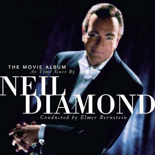 Allmusic album Review : On this lazy, nearly shameless album (two CDs that dont even make it to 70 minutes combined), Neil Diamond visits movie songs past ("As Time Goes By") and present ("My Heart Will Go On") with stops along the way for takes on almost anything you would anticipate an album and artist like this would cover ("Unchained Melody"? There. "Can You Feel the Love Tonight"? Ditto. "Moon River"? Yep, its there.) Assisted by conductor Elmer Bernstein and an 80-piece orchestra, Diamond takes a 20-song stroll down film memory lane on The Movie Album: As Time Goes By with a bombast that often borders on parody. Oversinging like hes never oversung before, Diamond makes even the most inspired tunes of the bunch ("And I Love Her," "Cant Help Falling in Love") into Branson-worthy set pieces that are all melodramatic glitz and no style. A black stain on both Diamond and movies.