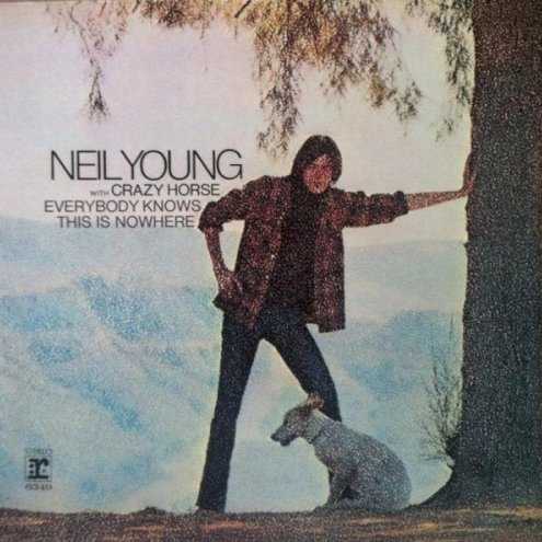 Allmusic album Review : Neil Youngs second solo album, released only four months after his first, was nearly a total rejection of that polished effort. Though a couple of songs, "Round Round (It Wont Be Long)" and "The Losing End (When Youre On)," shared that albums country-folk style, they were altogether livelier and more assured. The difference was that, while Neil Young was a solo effort, Everybody Knows This Is Nowhere marked the beginning of Youngs recording association with Crazy Horse, the trio of Danny Whitten (guitar), Ralph Molina (drums), and Billy Talbot (bass) that Young had drawn from the struggling local Los Angeles group the Rockets. With them, Young quickly cut a set of loose, guitar-heavy rock songs -- "Cinnamon Girl," "Down by the River," and "Cowgirl in the Sand" -- that redefined him as a rock & roll artist. The songs were deliberately underwritten and sketchy as compositions, their lyrics more suggestive than complete, but that made them useful as frames on which to hang the extended improvisations ("River" and "Cowgirl" were each in the nine-to-ten-minute range) Young played with Crazy Horse and to reflect the ominous tone of his singing. Young lowered his voice from the near-falsetto employed on his debut to a more expressive range, and he sang with greater confidence, accompanied by Whitten and, on "Round Round," by Robin Lane. Everybody Knows This Is Nowhere was breathtakingly different when it appeared in May 1969, both for Young and for rock in general, and it reversed his commercial fortunes, becoming a moderate hit. (Youngs joining Crosby, Stills & Nash the month after its release didnt hurt his profile, of course.) A year and a half after its release, it became a gold album, and it has since gone platinum. And it set a musical pattern Young and his many musical descendants have followed ever since; almost 30 years later, he was still playing this sort of music with Crazy Horse, and a lot of contemporary bands were playing music clearly influenced by it.